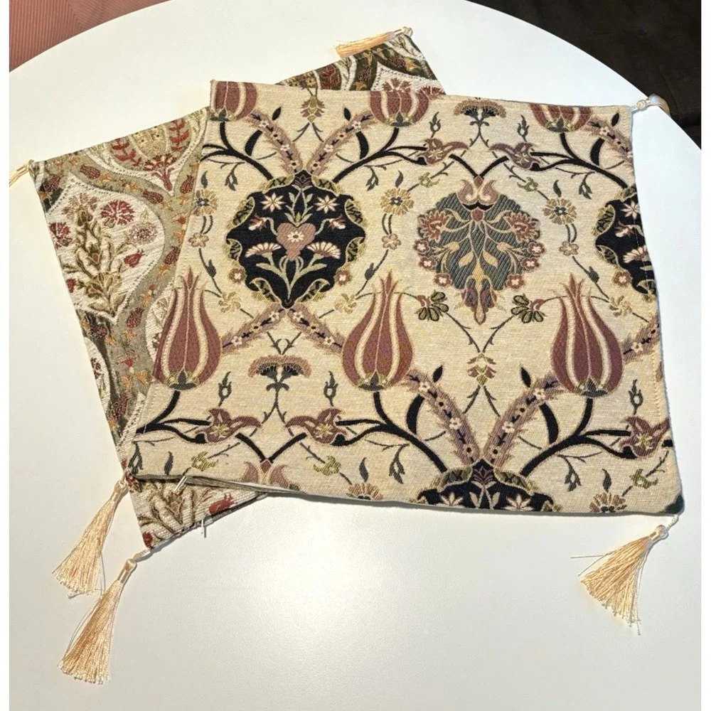 Set of‎ 2 Turkish Tapestry Pillow Covers 17